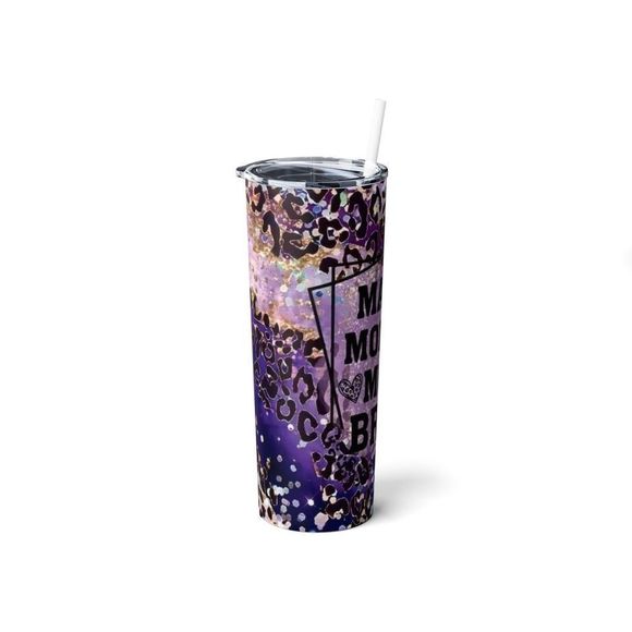 Mama Mommy Mom Bruh Purple 20oz Tumbler - Picture 7 of 8